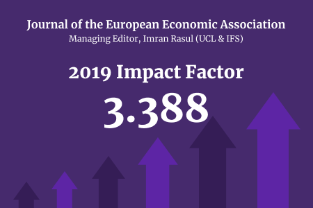 Journal of the European Economic Association. 2019 Impact Factor 3.388.